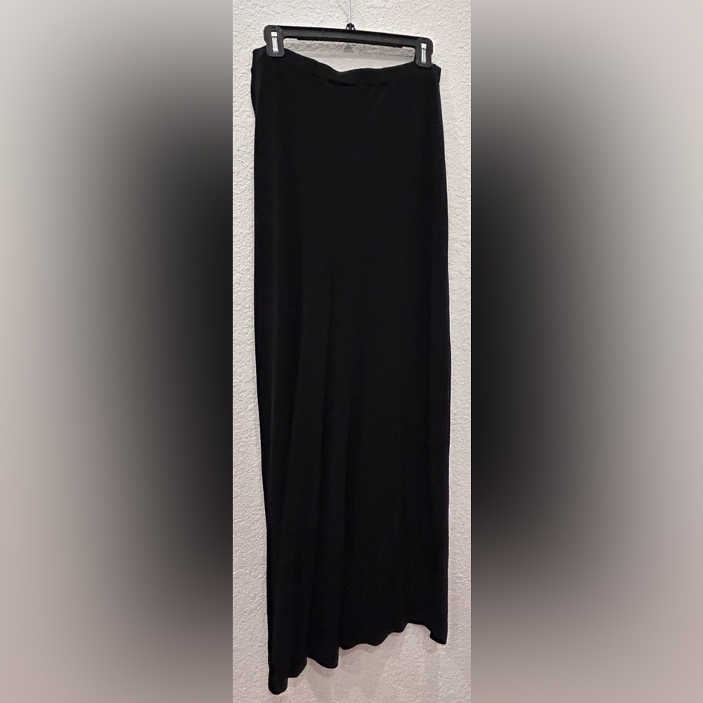 Metaphor Black Maxi Pencil Skirt for Work B5